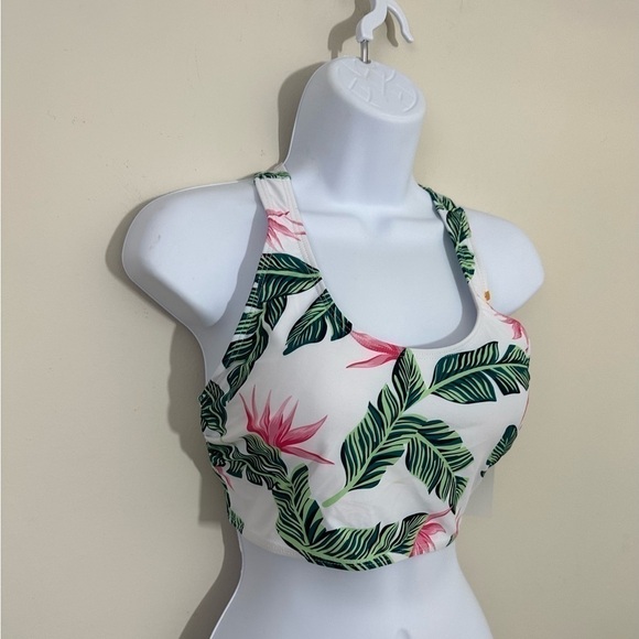 Holipick sz sm swim top in a tropical fabric New with tag beautiful top - Picture 3 of 11